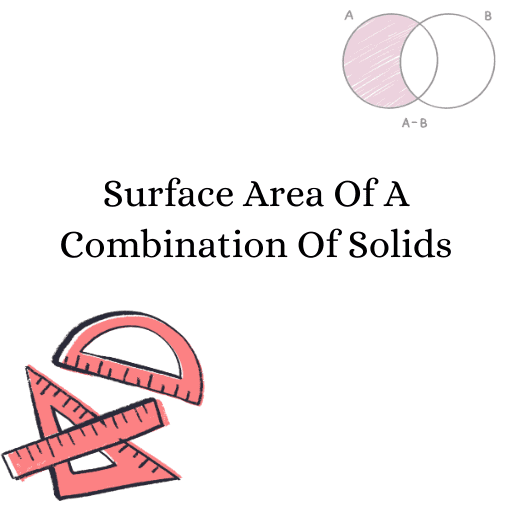 Surface area of a combination of Solids 